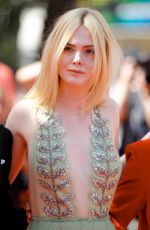 ELLE FANNING at How to Talk to Girls at Parties Premiere at 70th Annual Cannes Film Festival 05/21/2017