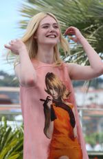 ELLE FANNING at How to Talk to Girls at Photocall at 2017 Cannes Film Festival 05/21/2017