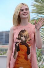 ELLE FANNING at How to Talk to Girls at Photocall at 2017 Cannes Film Festival 05/21/2017