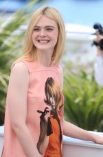ELLE FANNING at How to Talk to Girls at Photocall at 2017 Cannes Film Festival 05/21/2017