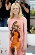 ELLE FANNING at How to Talk to Girls at Photocall at 2017 Cannes Film Festival 05/21/2017