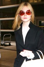 ELLE FANNING at Los Angeles International Airport 05/07/2017