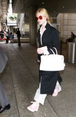 ELLE FANNING at Los Angeles International Airport 05/07/2017