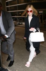 ELLE FANNING at Los Angeles International Airport 05/07/2017