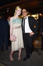 ELLE FANNING at Prada Private Dinner at 2017 Cannes Film Festival 05/22/2017