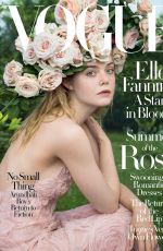 ELLE FANNING in Vogue Magazine, June 2017