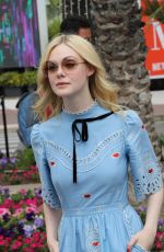 ELLE FANNING Out in Cannes 05/18/2017