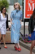 ELLE FANNING Out in Cannes 05/18/2017