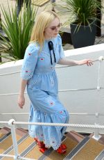 ELLE FANNING Out in Cannes 05/18/2017