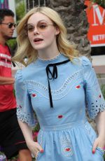 ELLE FANNING Out in Cannes 05/18/2017