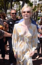 ELLE FANNING Out in Cannes 05/19/2017