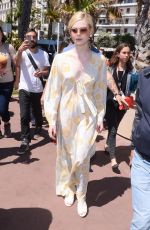 ELLE FANNING Out in Cannes 05/19/2017