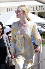 ELLE FANNING Out in Cannes 05/19/2017