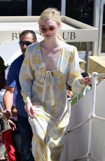 ELLE FANNING Out in Cannes 05/19/2017