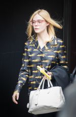 ELLE FANNING Out in New York 03/05/2017