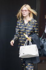 ELLE FANNING Out in New York 03/05/2017