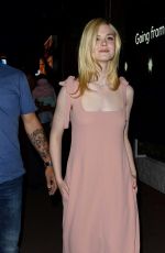 ELLE FANNING Walking Out on The Croisette in Cannes 05/19/2017