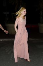 ELLE FANNING Walking Out on The Croisette in Cannes 05/19/2017