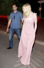 ELLE FANNING Walking Out on The Croisette in Cannes 05/19/2017