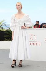 ELLE FANNING at The Beguiled Photocall at 2017 Cannes Film Festival 05/24/2017