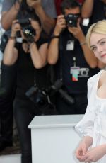 ELLE FANNING at The Beguiled Photocall at 2017 Cannes Film Festival 05/24/2017
