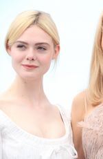 ELLE FANNING at The Beguiled Photocall at 2017 Cannes Film Festival 05/24/2017