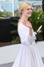 ELLE FANNING at The Beguiled Photocall at 2017 Cannes Film Festival 05/24/2017