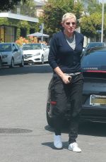 ELLEN DEGENERES Out for Lunch in West Hollywood 05/30/2017