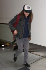 ELLEN PAGE at Los Angeles International Airport 05/16/2017