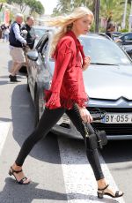 ELSA HOSK Out and About in Cannes 05/24/2017