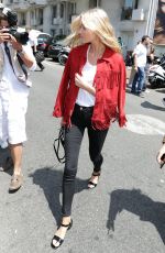 ELSA HOSK Out and About in Cannes 05/24/2017