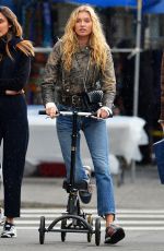 ELSA HOSK Out in New York 05/08/2017