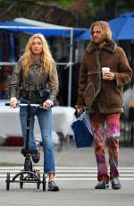 ELSA HOSK Out in New York 05/08/2017