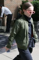 EMILY MEADE Makes an Outfit Change at Bowery Hotel in New York 05/03/2017
