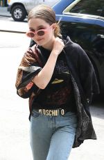 EMILY MEADE Makes an Outfit Change at Bowery Hotel in New York 05/03/2017