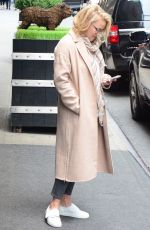 EMILY OSMENT Waits for a Taxi in New York 05/11/2017