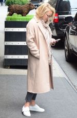 EMILY OSMENT Waits for a Taxi in New York 05/11/2017