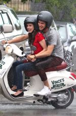 EMMA ROBERTS and Hayden Christensen on the Set of Little Italy in Toronto 05/30/2017