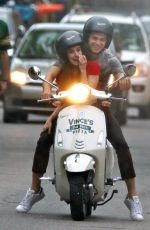 EMMA ROBERTS and Hayden Christensen on the Set of Little Italy in Toronto 05/30/2017