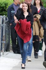 EMMA ROBERTS and Hayden Christensen on the Set of Little Italy in Toronto 05/30/2017