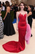 EMMA ROBERTS at 2017 MET Gala in New York 05/01/2017