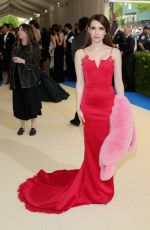 EMMA ROBERTS at 2017 MET Gala in New York 05/01/2017