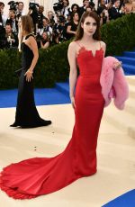 EMMA ROBERTS at 2017 MET Gala in New York 05/01/2017