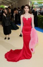 EMMA ROBERTS at 2017 MET Gala in New York 05/01/2017