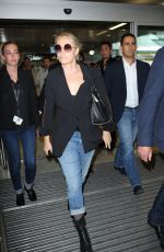 EMMANUELLE BEART at Airport in Nice 05/22/2017