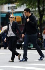 EMMY ROSSUM and Sam Esmail Out in New York 05/27/2017