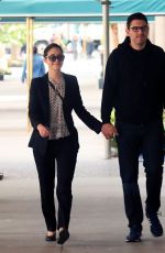 EMMY ROSSUM and Sam Esmail Out in New York 05/27/2017