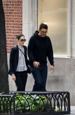 EMMY ROSSUM and Sam Esmail Out in New York 05/27/2017