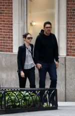 EMMY ROSSUM and Sam Esmail Out in New York 05/27/2017