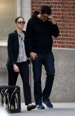 EMMY ROSSUM and Sam Esmail Out in New York 05/27/2017